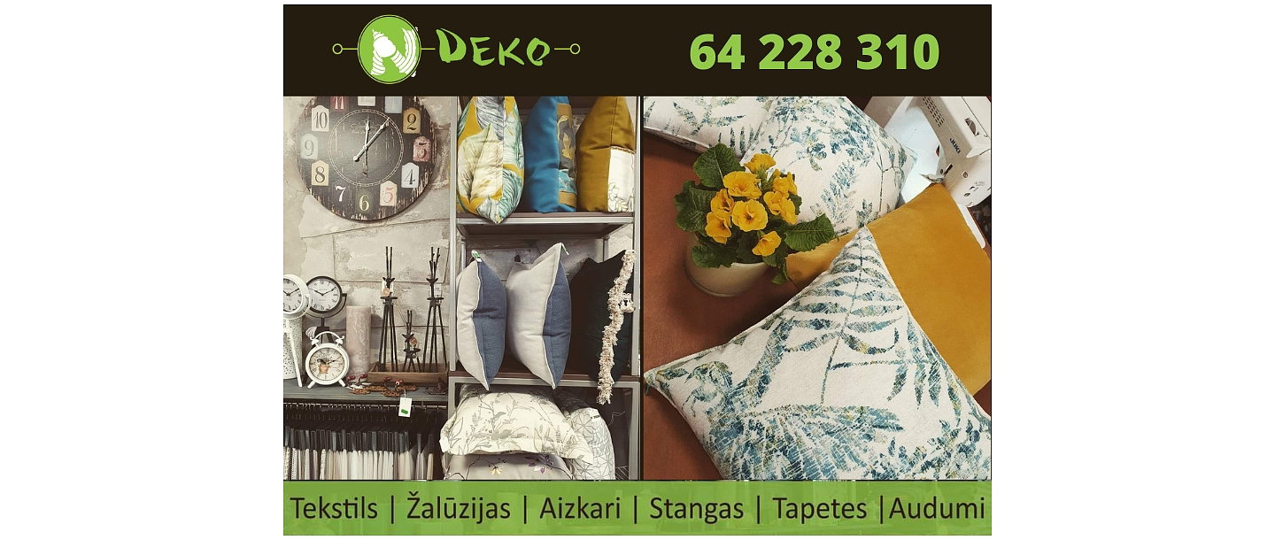 N-Deko, LTD, Curtain blinds salon in Valmiera 